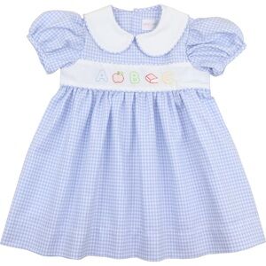 Blue Gingham Kids Dress